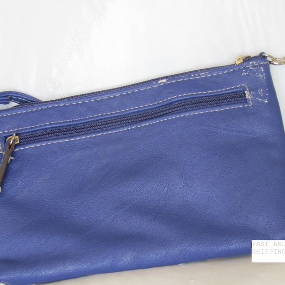 Bag Purse Clutche Women Ladies Satchel Flap Clutch - Picture 6 of 6